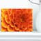 Designart - Large Orange Flower and Petals - Floral Canvas Art Print